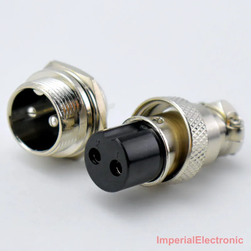 Aviation Metal Connector XLR (GX-16) — Generic